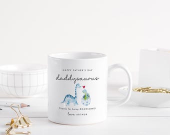 Daddy Gift Mug - Fathers Day Funny Daddy Daddysaurus Mug Cup - Foto 12