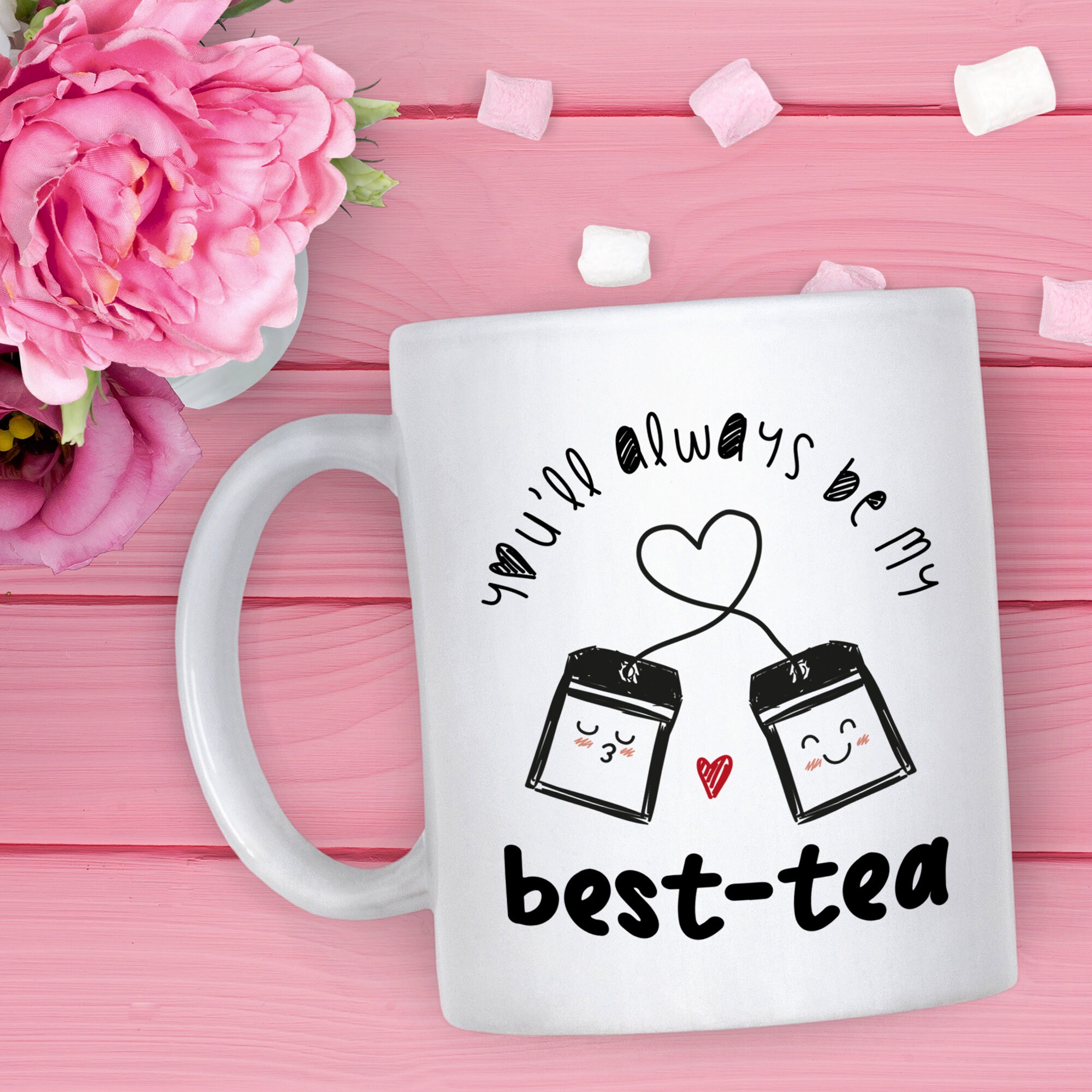 My Best Tea Cup Best Friend Mug. #Bestie. Cute Gift For Her Her 11OZ C –  Dave's Rustic Decor & More