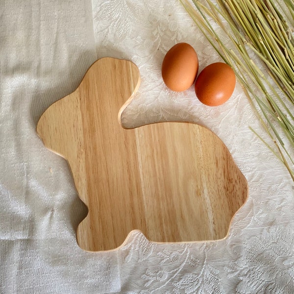 Bunny vormige snijplank / Schattig housewarming cadeau / Keuken snijcadeau voor chef-kok mama oma / Konijnenliefhebber eigenaar / Farm Country Home