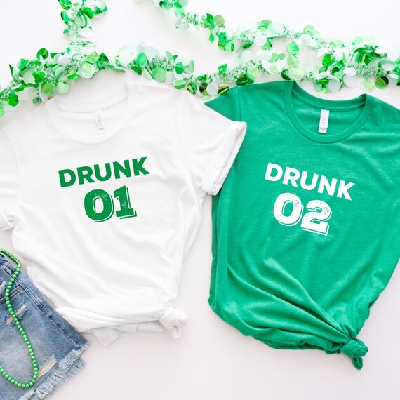 Drunk 1 Drunk 2 T-shirt / Funny St 