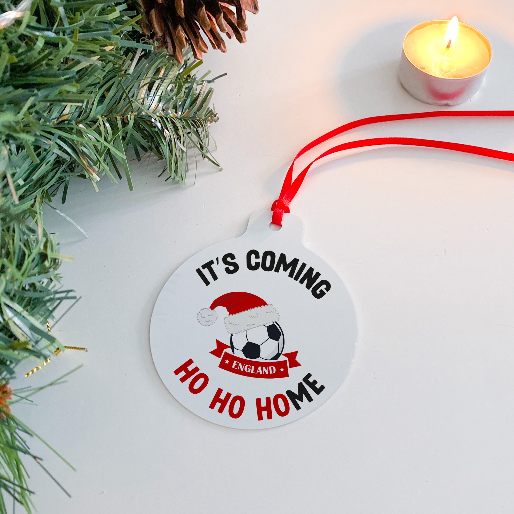 イングランド 2022 クリスマスオーナメント / サッカーファンの