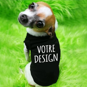 Personalized T Shirt, fabric, for dog