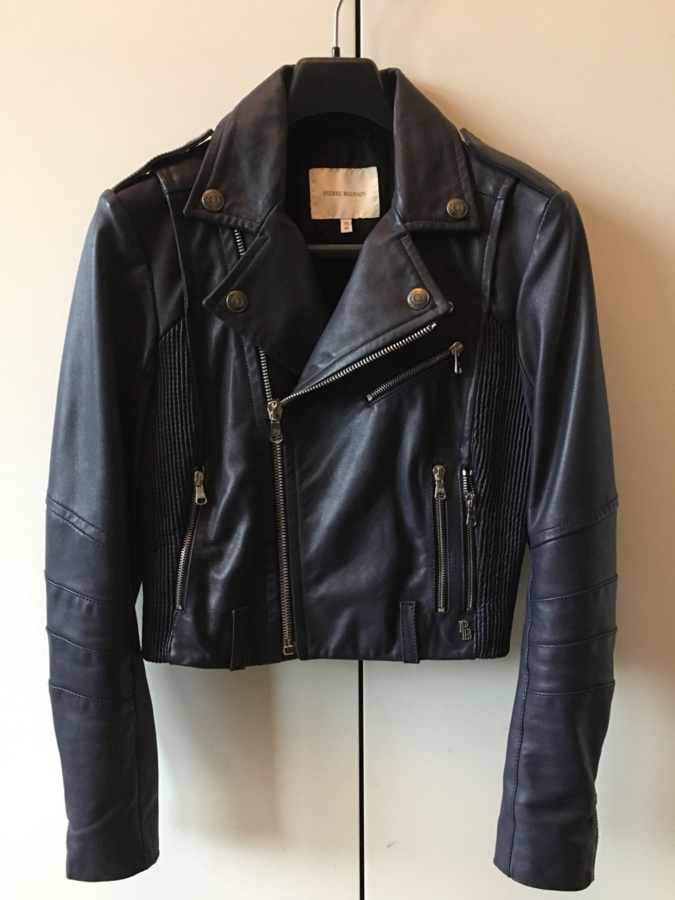 Perfecto Balmain Leather Cuir -