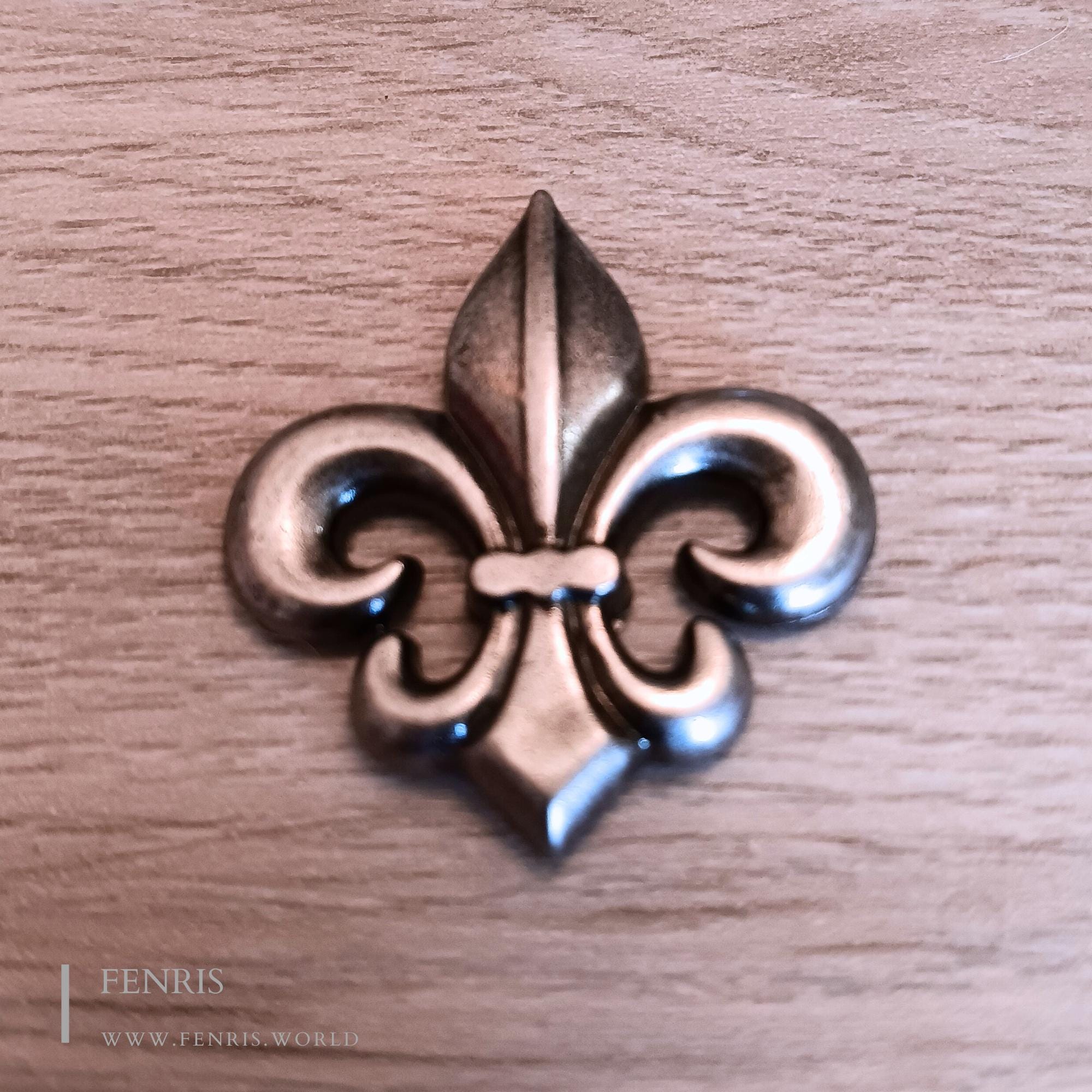 6 pièces 37 mm ancienne corde à fleurs de baies en cuivre