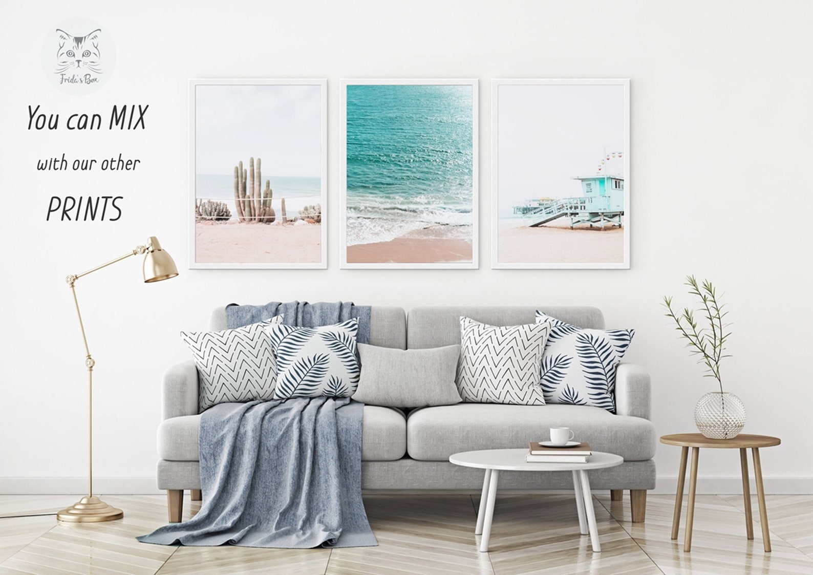Digital Download Printable Coastal Coastal Beach Wall Art | Etsy