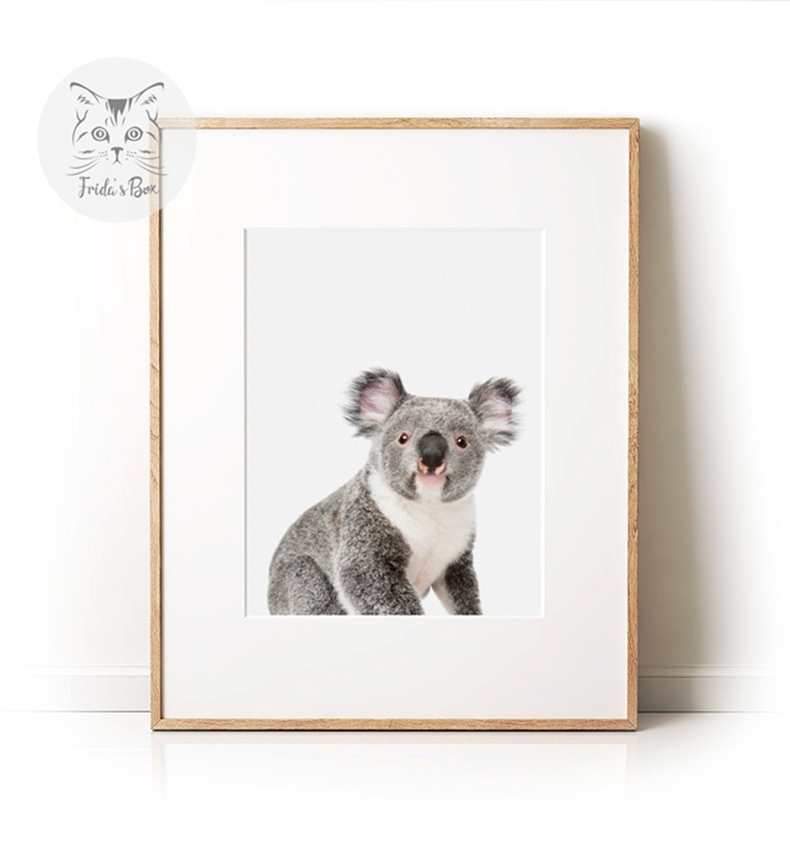 Koala Print Nursery Koala Wall Art Nursery Decor Animal Etsy