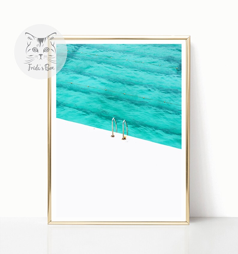Swimming Pool Wall Art Water Pool Wall Art Pool Photography Etsy