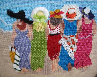 Stitch Guide - Digital PDF Format - To The Beach by Sandra Arthur