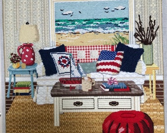 Stitch GUIDE - DIGITAl. PDF format - Instant download - At the Seashore - Sandra Gilmore design