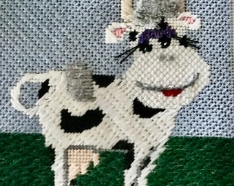 Cow, Mobile, Stand Up, Ornament, Farm Series, Handpainted, 18ct, Duo Designs Inc