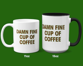 Damn Fine Cup of Coffee Twin Peaks Coffee Mug
