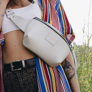 White store hip bag