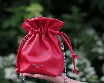 Sacs à bandoulière en cuir pour femme, Petit sac à bandoulière en cuir, Trousse de toilette en cuir, Sac à bandoulière en cuir, Cadeaux pour maman