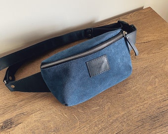 Leather Fanny Pack for Women, Leather belt bag, Bum bag, Waist bag, Crossbody bag, Suede Bag, Leather hip bag, Festival Fanny pack vintage