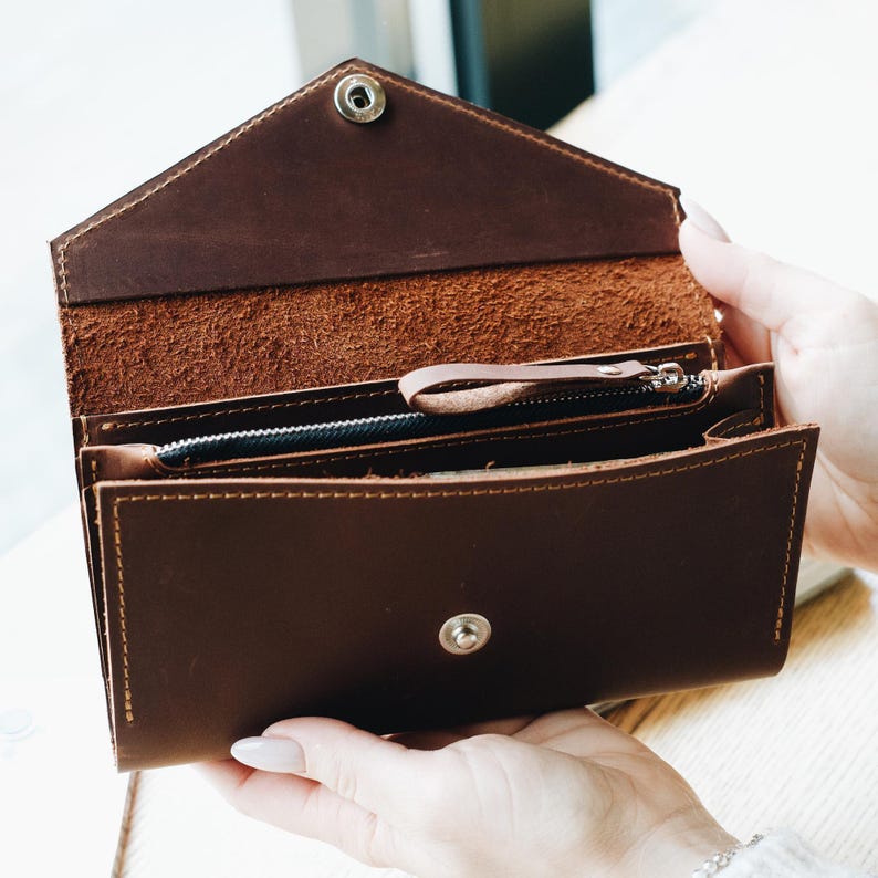 handmade leather wallet, faux leather, minimalist leather wallet, trifold leather wallet, bifold leather wallet, long leather wallet