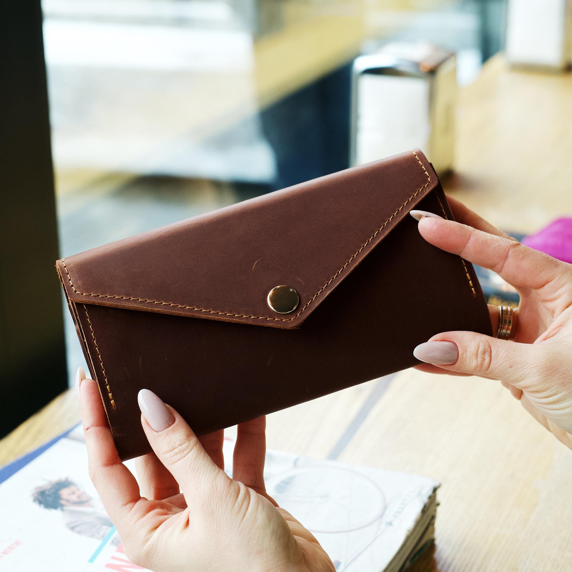 kaoyorinakami ☺︎<❤︎ leather wallet green ☺︎<❤︎ leather wallet | kaoyorinakami