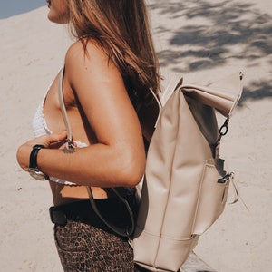 Convertible backpack, Leather Backpack Women, Laptop backpack purse, Tote backpack, Cute backpack