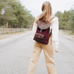 Cute backpack, Aesthetic backpack, Leather backpack women, Suede backpack purse, Laptop backpack, Infusion backpack, Small backpack
