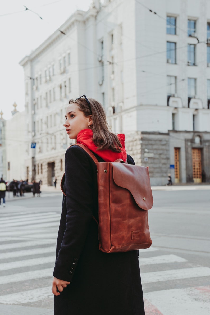 Leather backpack men, laptop backpack for him, Tote backpack purse, Gifts for men, Groomsmen gifts for him, Gifts for boyfriend gift