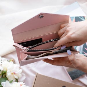 handmade leather wallet, faux leather, minimalist leather wallet, trifold leather wallet, bifold leather wallet, long leather wallet