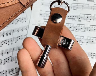 Leather Drumstick Case: Personalized Musician Gift