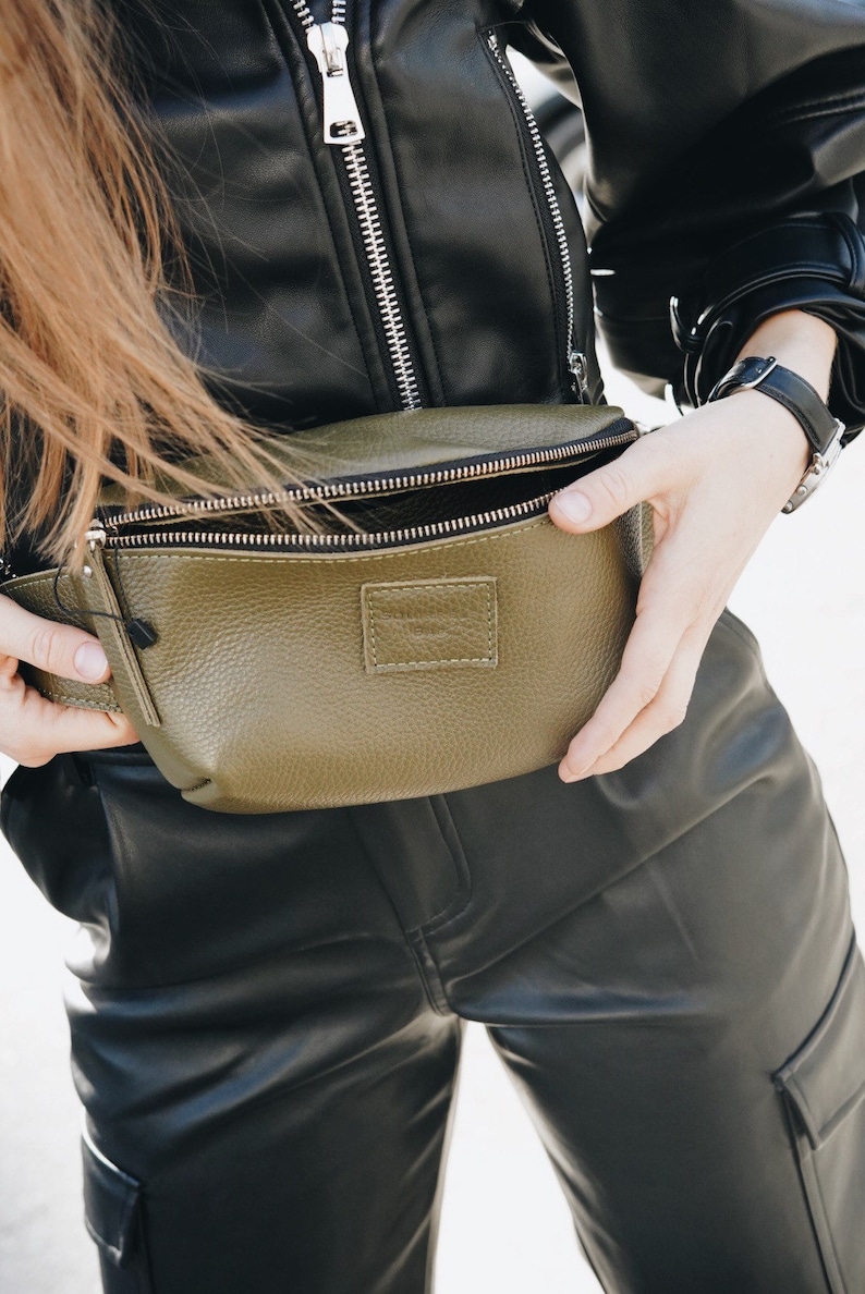 Leather Fanny Pack for Women, Bum bag Waist bag Hip bag Fanny Packs for women Leather bum bag Festival bag Leather belt bag Leather bag