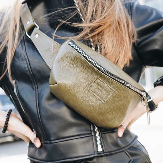 Leather Fanny Pack for Women Belt Bag Leather Bag Crossbody Bag for Woman Purse and Bags Etsy Canada