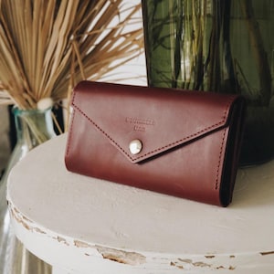 Billetera personalizada, Billetera minimalista, Billetera de cuero para mujer, Regalos para mejores amigas para mamá, Regalos personalizados, Billetera linda Billetera para mujer