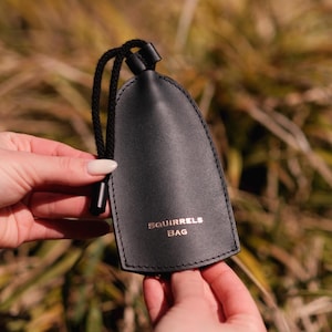 Étui à clés en cuir personnalisé : porte-clés pleine fleur fait main