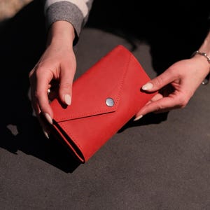 handmade leather wallet, faux leather, minimalist leather wallet, trifold leather wallet, bifold leather wallet, long leather wallet