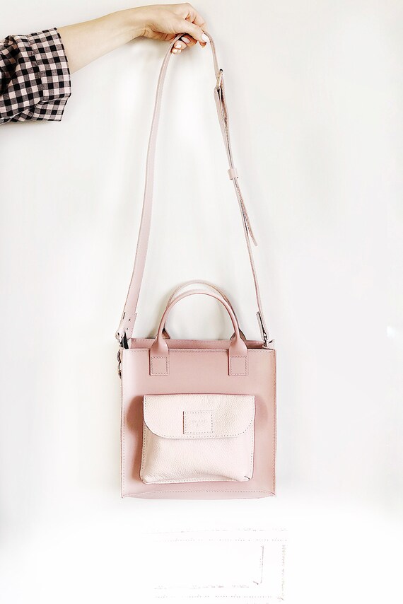 dusty pink bag