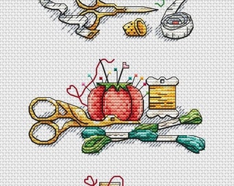 Padrão de ponto cruz para artesanato: Natureza morta bordada (Download em PDF)