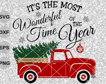 Download Christmas Truck Svg Etsy