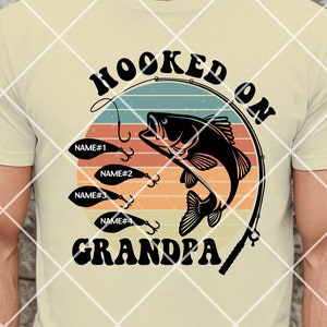 Grandpa Fish Shirt 