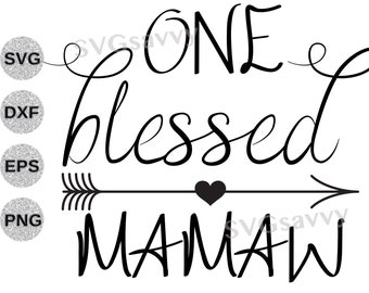 Mamaw Svg Etsy