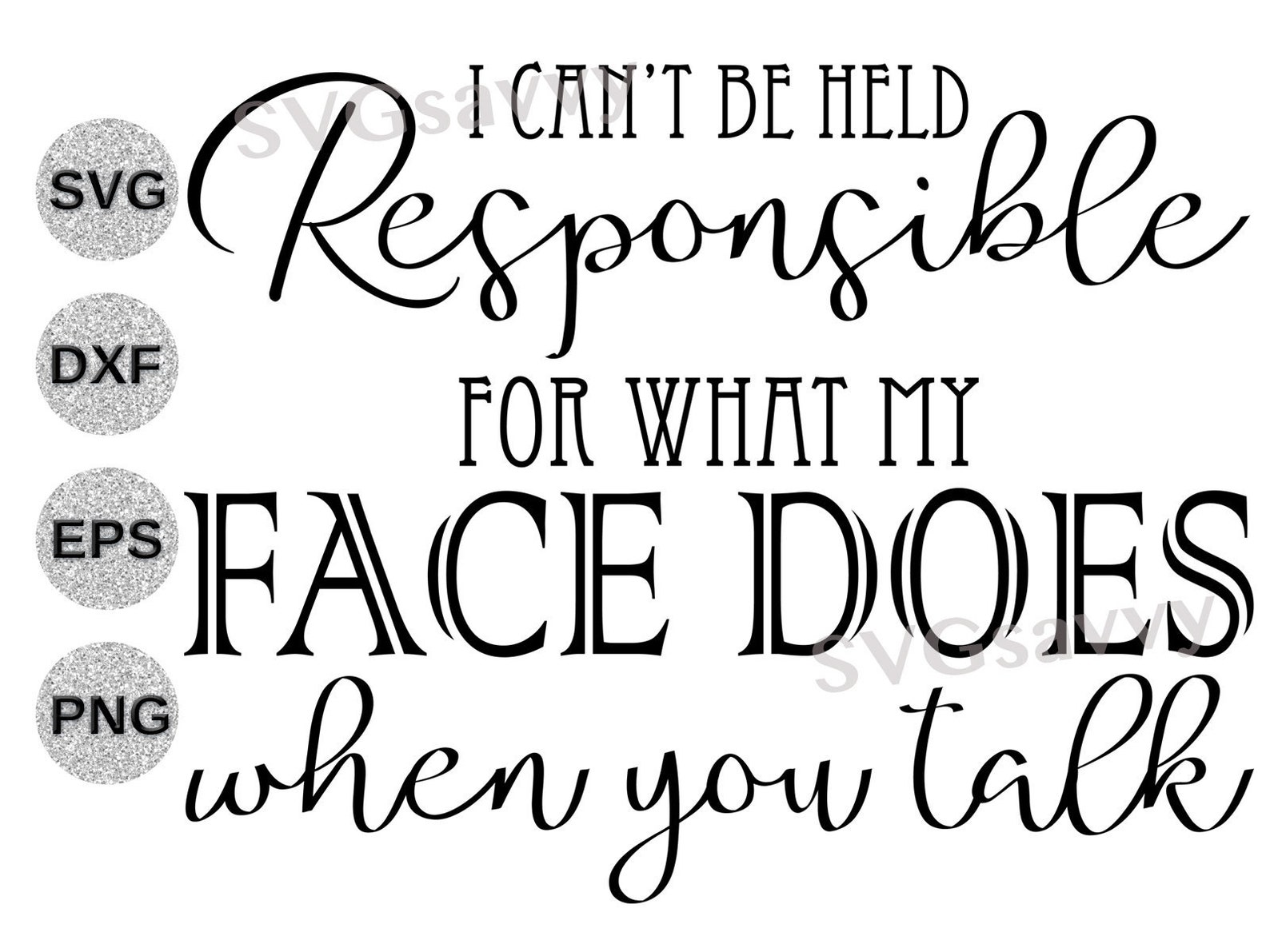 I can do my face. I can do my face