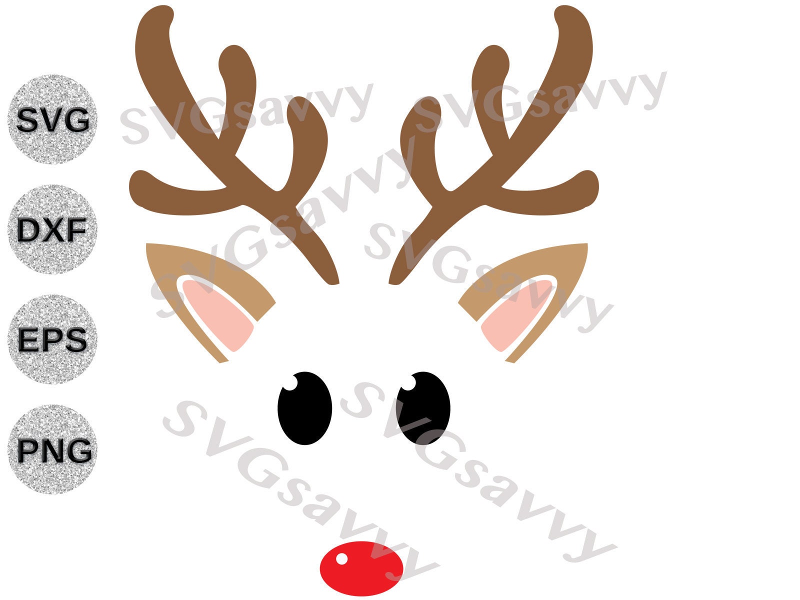 Download Reindeer Svg Dxf Png Reindeer Boy Svg Reindeer Shirt Etsy