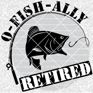 Ofishally retirado svg dxf png camisas clipart, camisas svg dxf de jubilación, camisas jubiladas divertidas, pescador retirado a la camisa de pesca de pescado svg