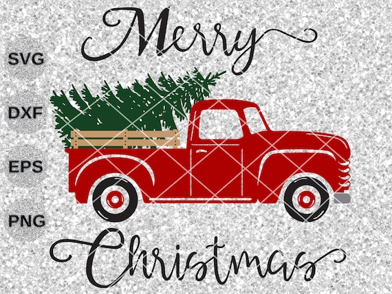 Download Free Christmas Truck Svg Christmas Truck Tree Svg Merry Christmas Etsy SVG DXF Cut File