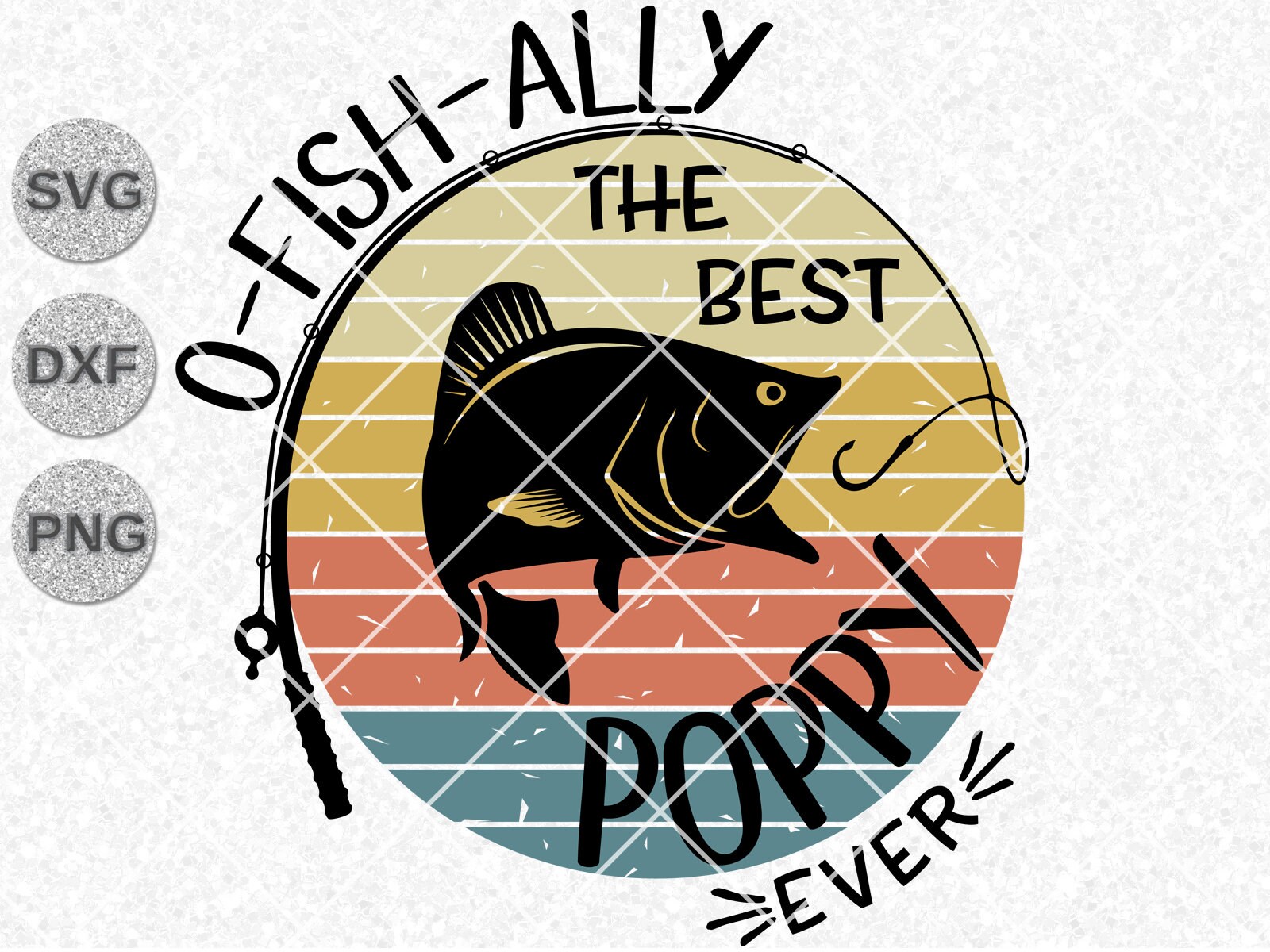 Download O-fish-ally best Poppy ever svg Poppy svg Father's Day | Etsy