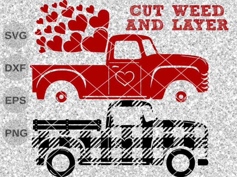 Free Free 301 Red Truck Valentine Svg SVG PNG EPS DXF File