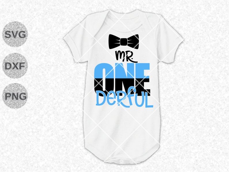 Mr ONEderful svg dxf mr ONE derful svg 1st birthday first ...
