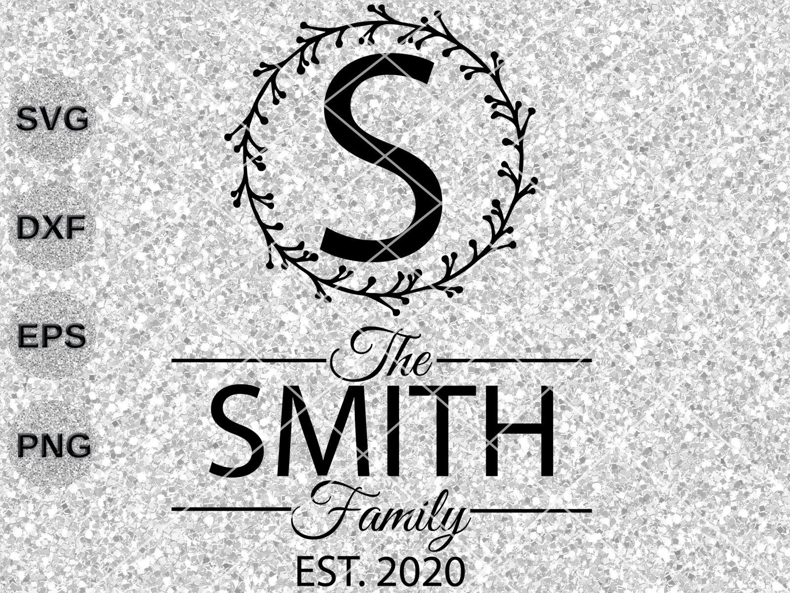 Download Family name svg last name svg monogram svg established svg | Etsy