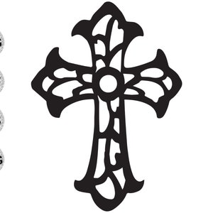 Cruz svg, cruz extravagante svg, filagree cruzada svg, trastes cruzados svg, clipart cruzado, cristão svg, cruz de Páscoa svg dxf eps png cutfile png