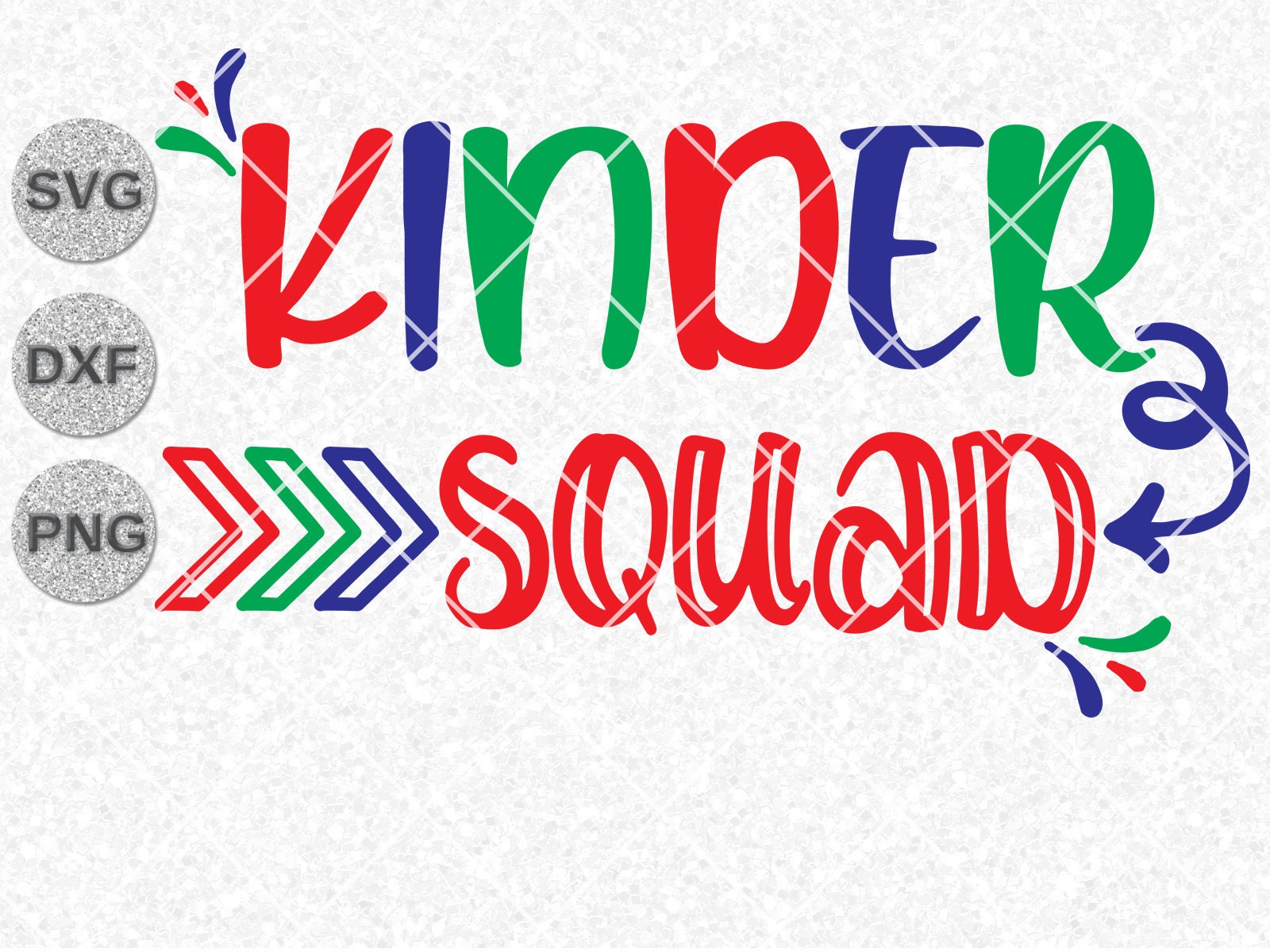 Heerlijk Extreem belangrijk middag Kinder Squad Svg Dxf Png Clipart Shirts Kindergarten Squad | Etsy