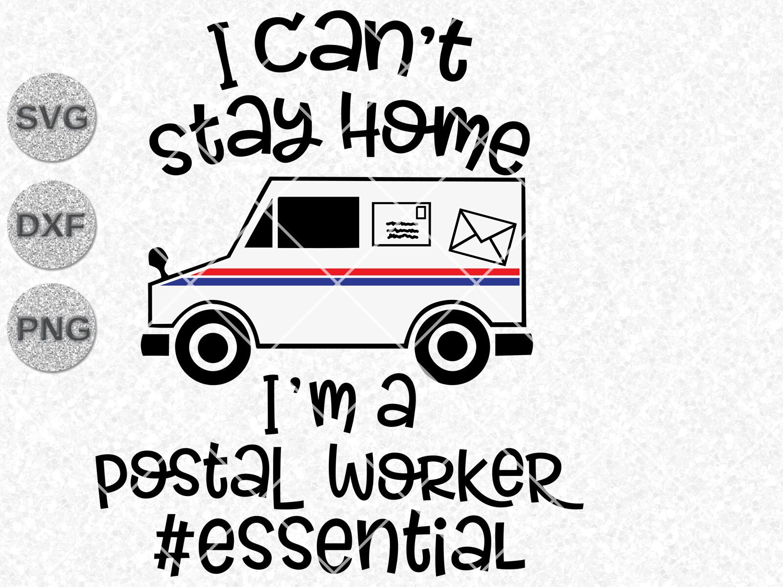 Postal worker svg