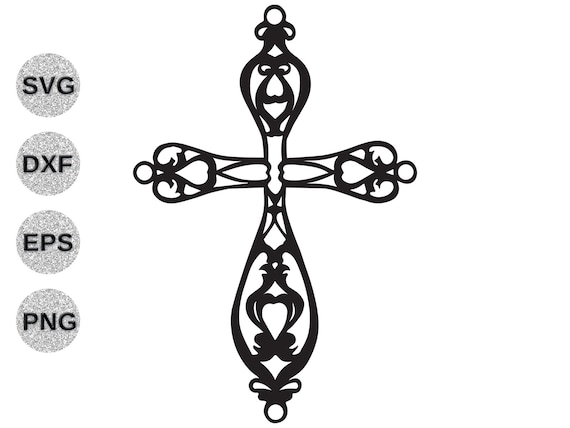 Download Cross Svg Fancy Cross Svg Cross Filagree Svg Cross Fretwork Etsy