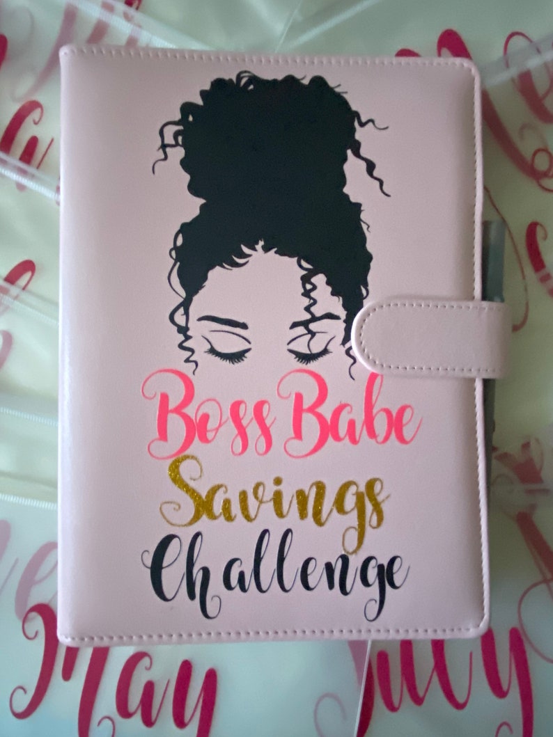 Boss Babe Savings Challenge Binder Etsy