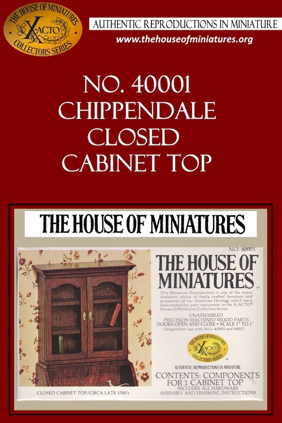 1//12 CHIPPENDALE NIGHT STAND KIT #40012 THE HOUSE OF MINIATURES NEW SEALED