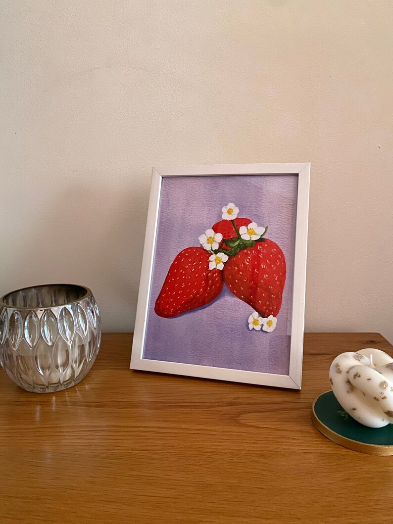 Strawberry print image 2